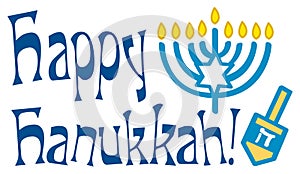 Happy Hanukkah Greeting photo