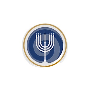 Happy Hanukkah Vector icon design