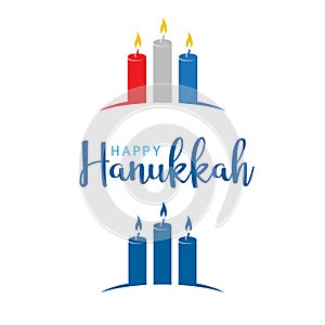 Happy Hanukkah Vector icon design