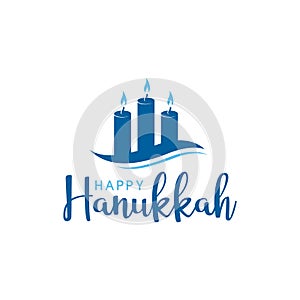 Happy Hanukkah Vector icon design