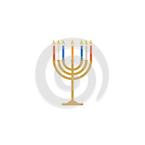 Happy Hanukkah Vector icon design