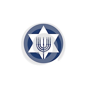 Happy Hanukkah Vector icon design