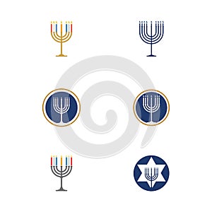 Happy Hanukkah Vector icon design