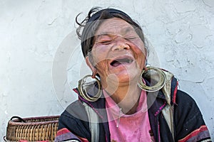 Happy Hmong Woman Sapa