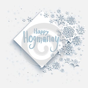 Happy Hogmanay card