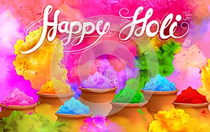 Happy Holi Background