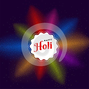 Happy holi celebration background.