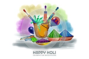 Happy holi festival of colors celebration background
