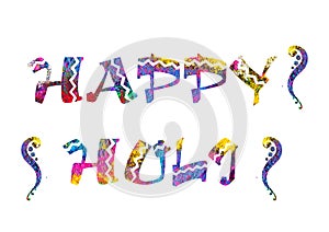 HAPPY HOLI, HOLI SPLASH holi celebration colourful india illustration