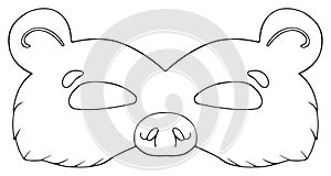 Happy holiday - Mask of Forest bear