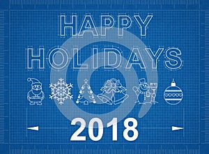 Happy Holidays 2018 Blueprint