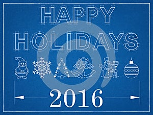 Happy Holidays 2016 - Blueprint