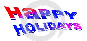 Happy Holidays, creative design, purple colors