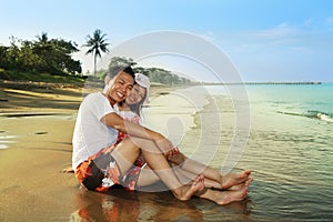 Happy honeymoon photo