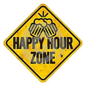 Happy Hour Zone Sign