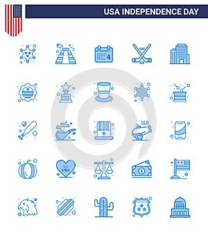 Šťastný nezávislost zabalit z 25 známky a symboly kancelář americký kalendář sentimentální 