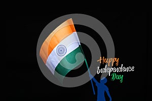 Happy independence day , Tri colour Indian Flag