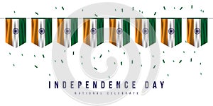 Happy India Independence Day Vector Design Illustration