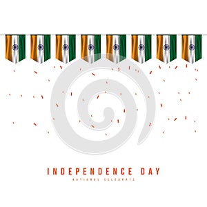 Happy India Independence Day Vector Design Illustration