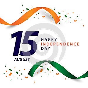 Happy India Independence Day Vector Template Design Illustration