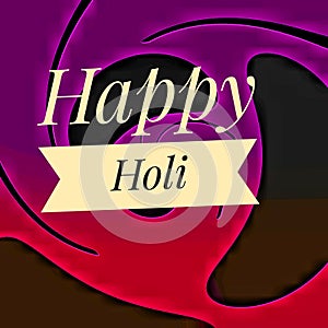 Happy Indian holi festival card Making pictures