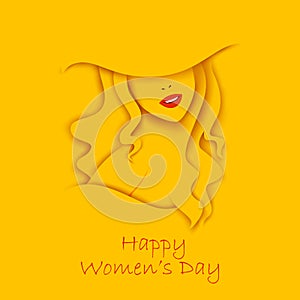 Happy International Women s Day 8th March greetings background