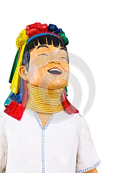 Happy Karen Long Neck Statue