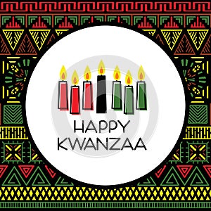 Happy Kwanzaa illustration