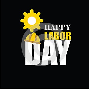 Happy Labor Day banner. Design template. Vector illustration - Vector