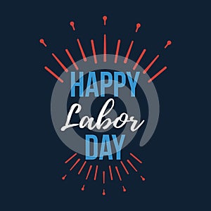 Happy Labor Day banner and giftcard.