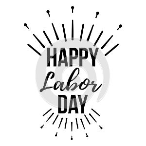 Happy Labor Day banner and giftcard.