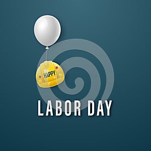 Happy labor day banner. Template for design.