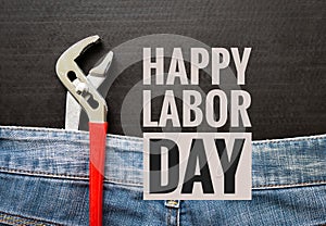 Happy Labor day card idea background