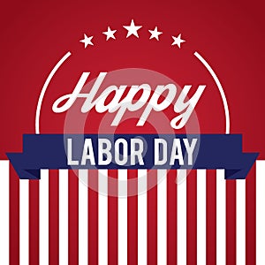 Happy labor day design. Vector illustration decorative design