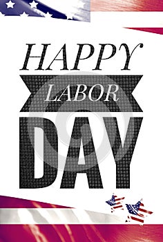 Happy Labor day poster background idea