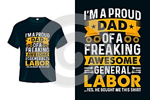 Happy Labor Day - USA Labour Day T-shirt Design_5