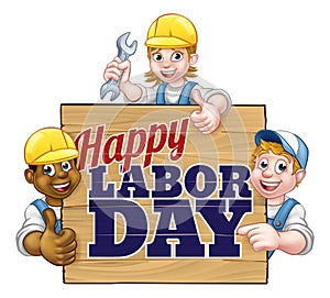 Happy Labor Day Workers Design photo