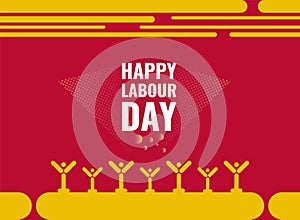 Happy Labour Day Poster Design