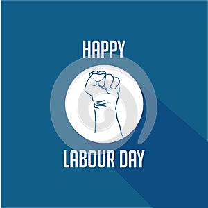 Happy Labour Day Vector Template Design Illustration