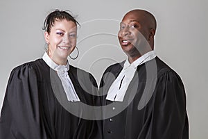 Happy lawyers