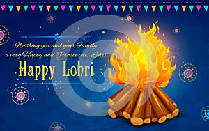 Happy Lohri background