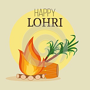 Happy lohri background