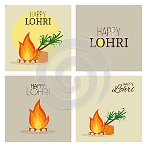 Happy lohri background