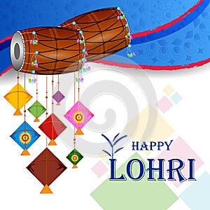 Happy Lohri holiday festival of Punjab India