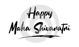 Happy Maha Shivaratri Stylish Bold Typography Text For Sale Banners Flyers and Templates