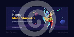 Happy Maha Shivratri festival Facebook cover