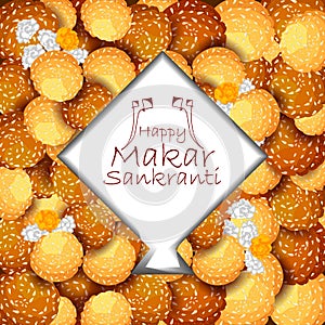 Happy Makar Sankranti background