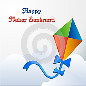 Happy makar sankranti concept