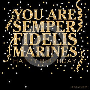 Happy Marines Day message for 10th November photo