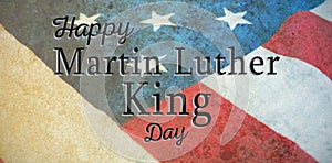 Composite image of happy martin luther king day photo